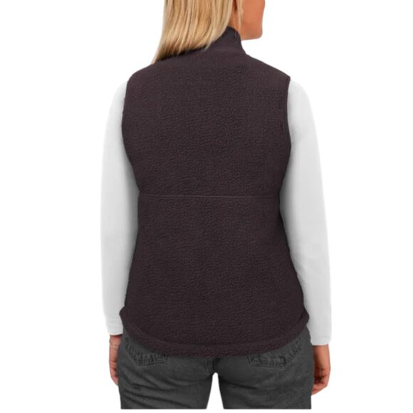 NEW O'Neill High Pile Vest | Brown - Picture 3 of 7